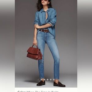 Mother the mid rise dazzler ankle